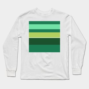 A limited mix of Salem, Seafoam Blue, Very Light Green, Cal Poly Pomona Green and June Bud stripes. Long Sleeve T-Shirt